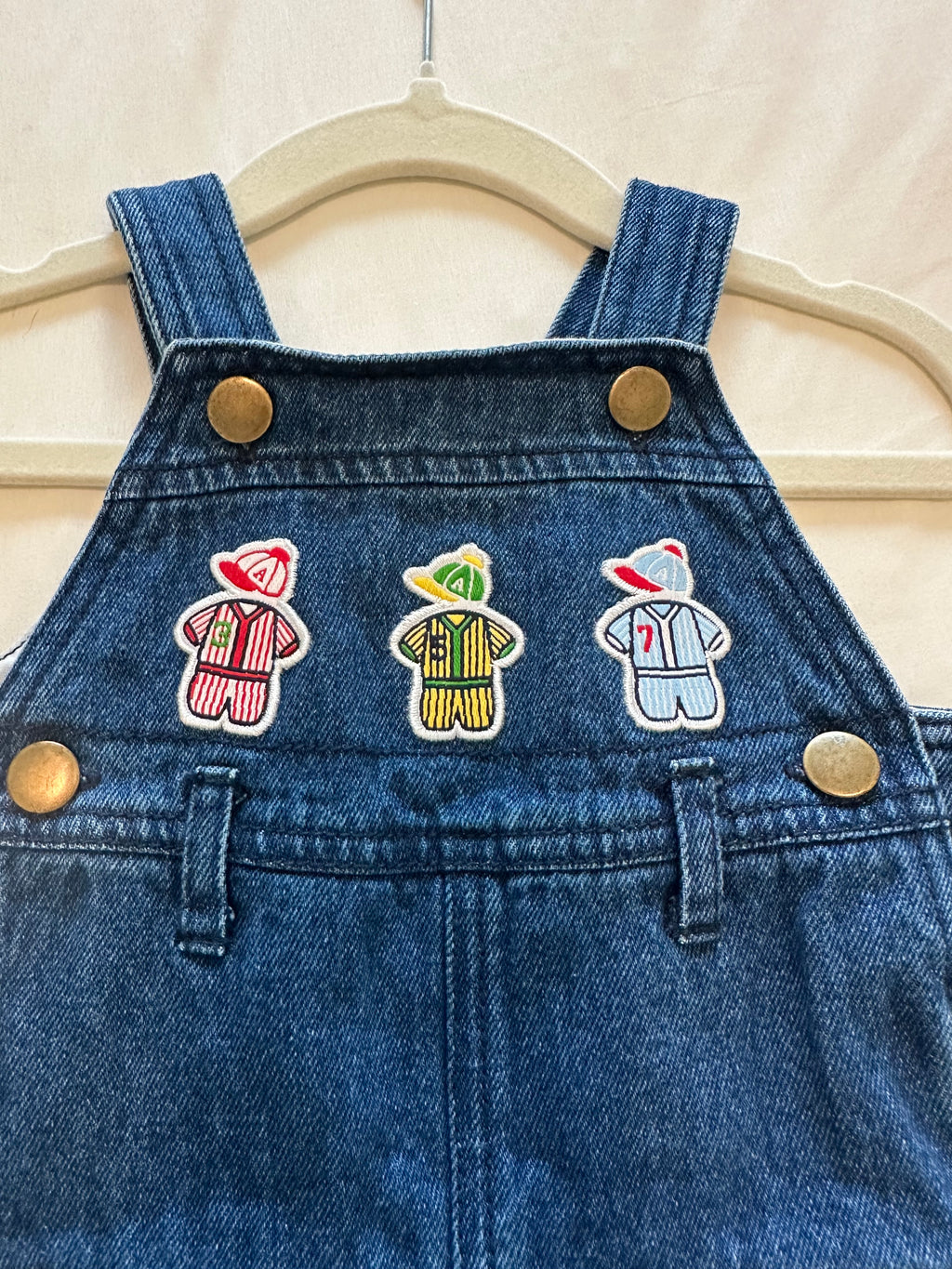 Home Run Denim Romper ⚾️
