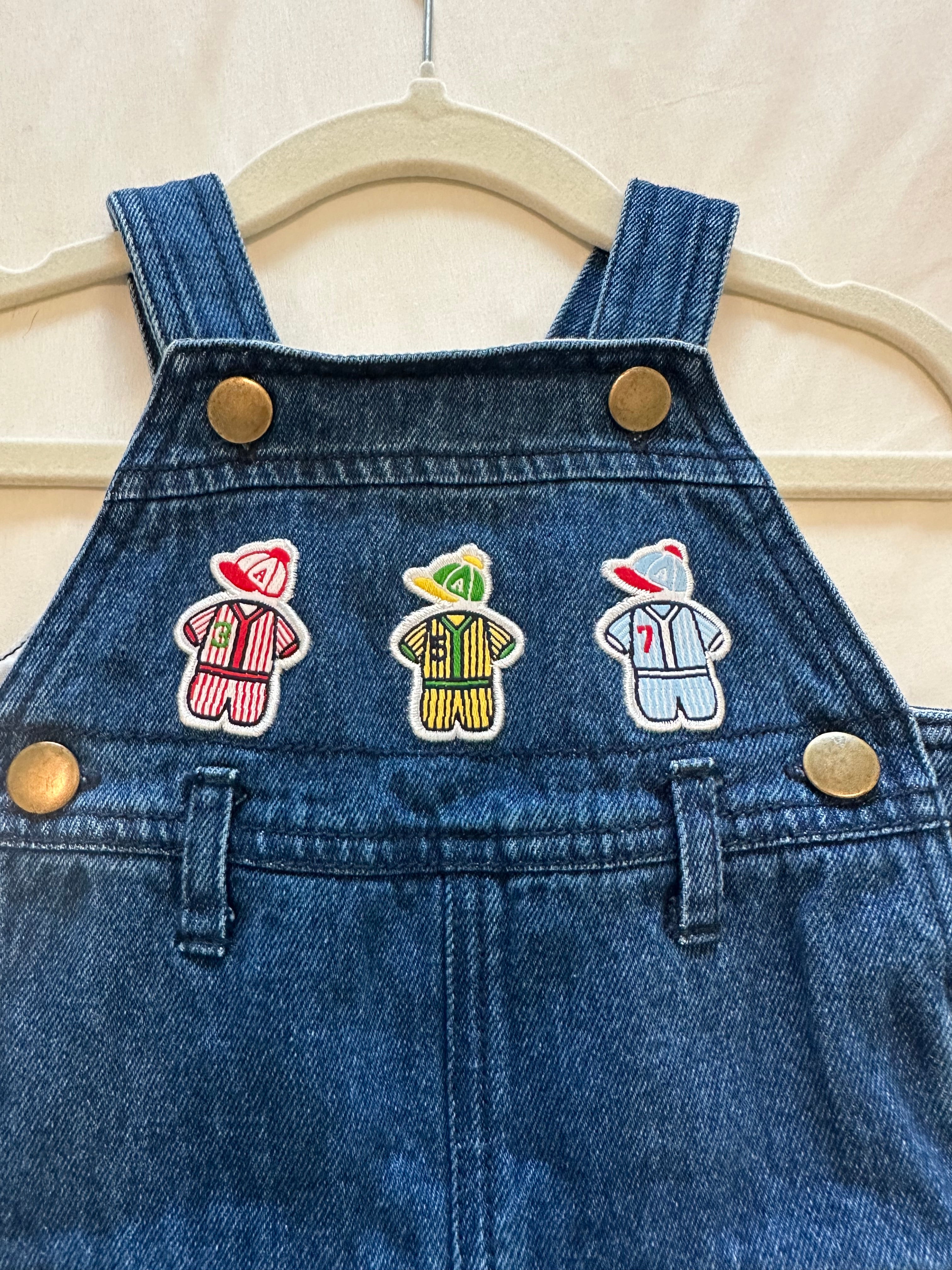 Home Run Denim Romper ⚾️