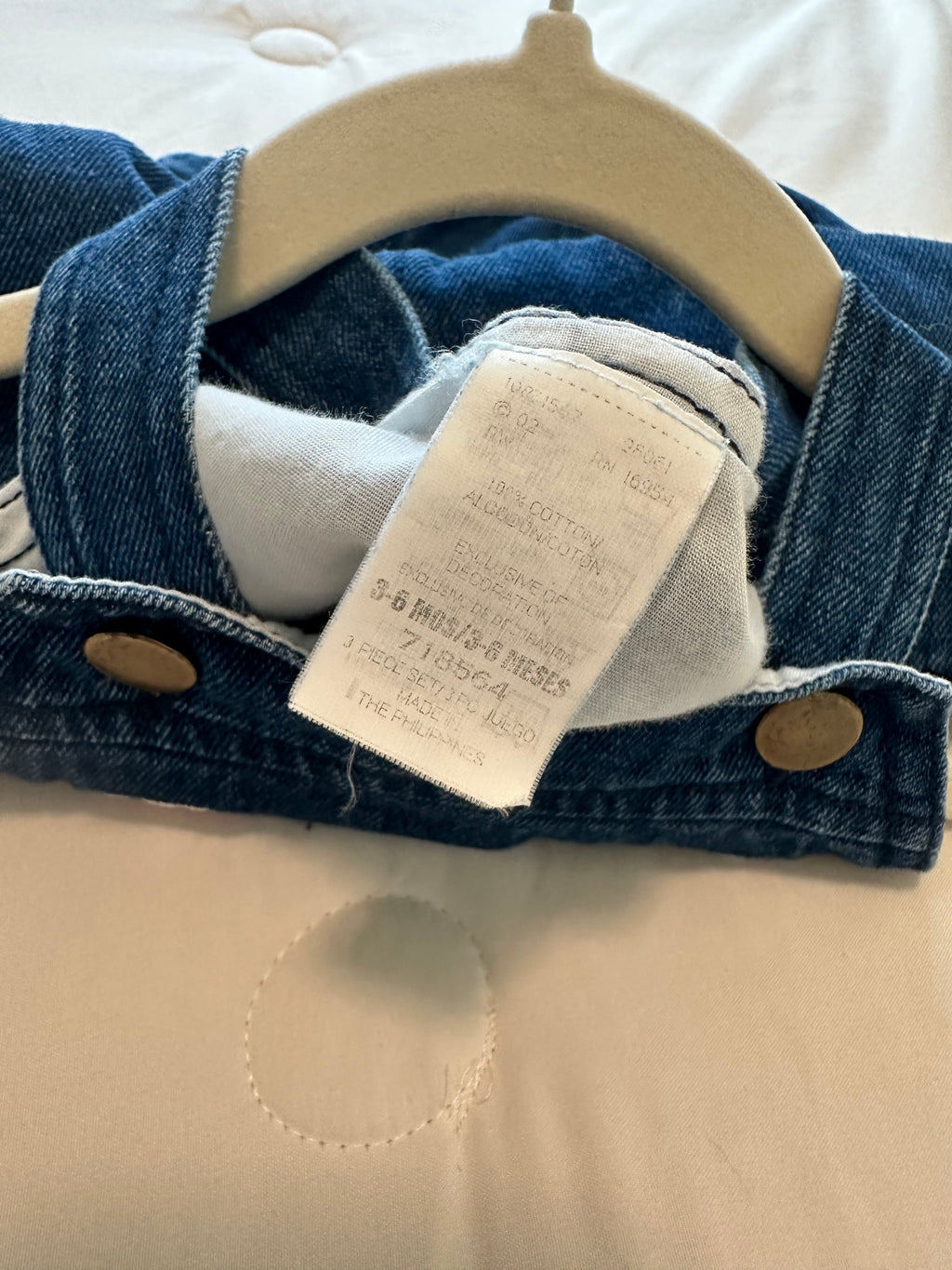 Home Run Denim Romper ⚾️