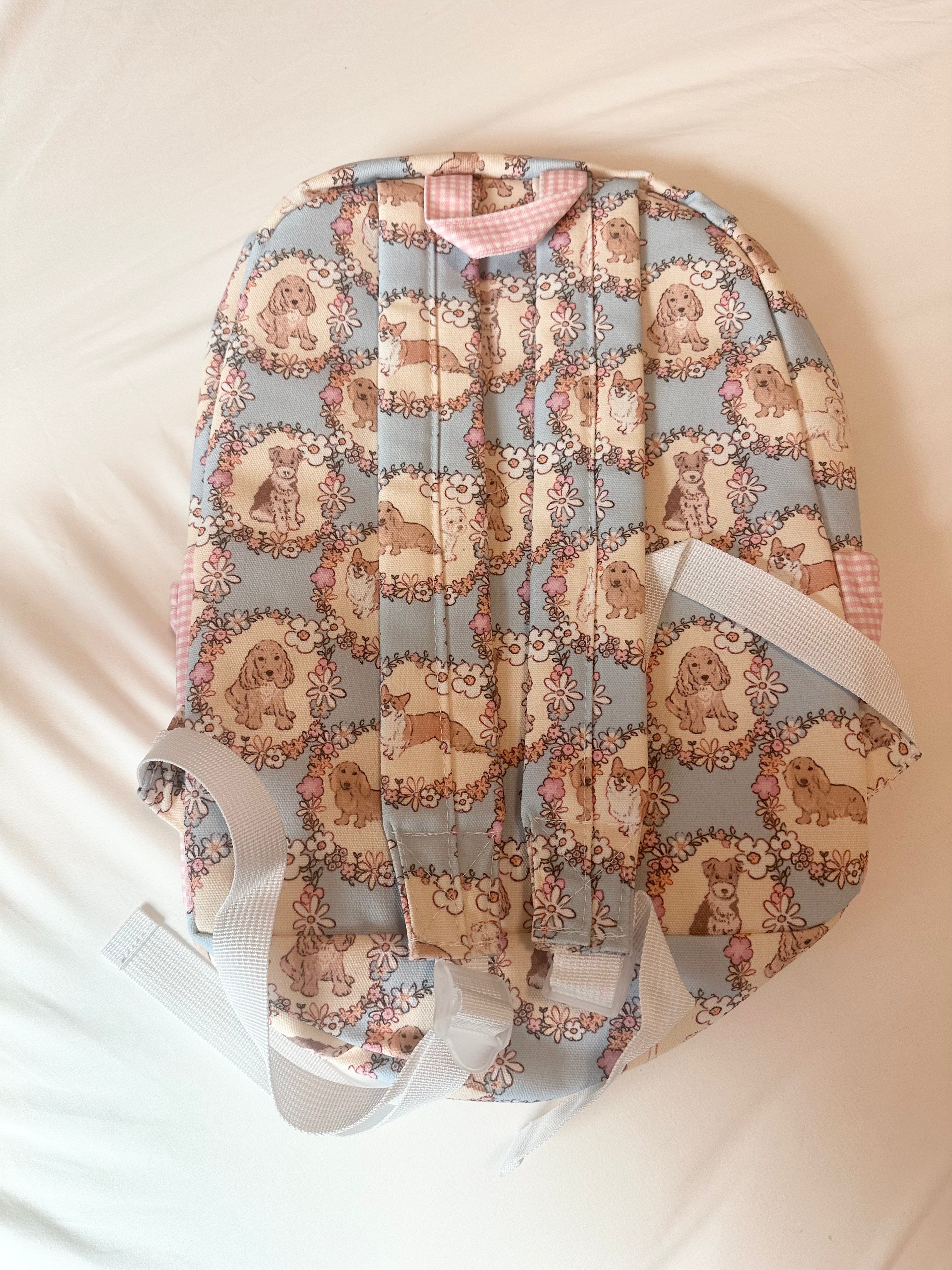 Puppies in Bloom Backpack 🌸